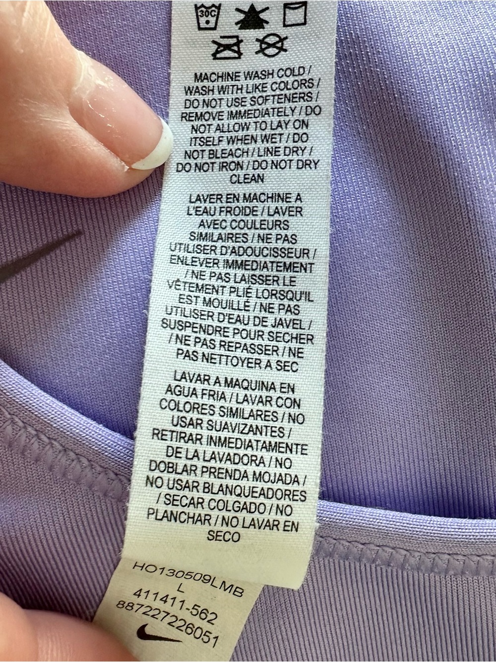 Nike Pro Dri-FIT Racerback Sports Bra - Picture 5 of 7